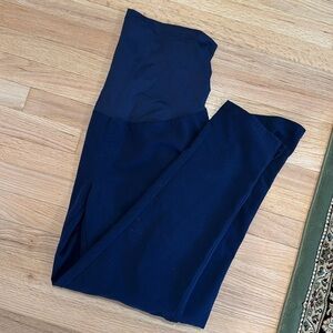 FIGS Scrub Pants Womens Medium Navy Yola Slim Leg Maternity W21SW2035